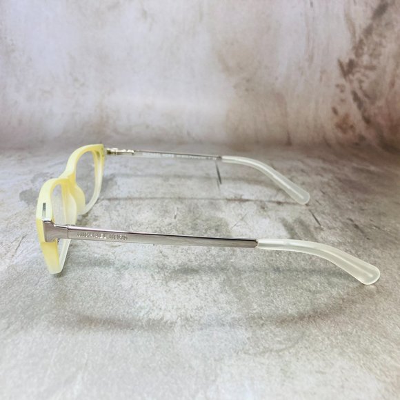 Michael Kors Rectangular Ivory Silver Eyeglasses Frames NWOT - Picture 8 of 12